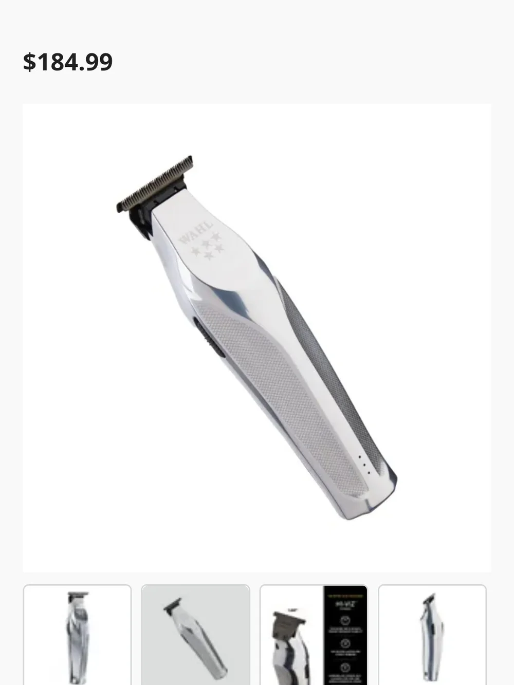 WAHL Hi-Viz High Visibility Silver Trimmer